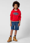 Timberland Boys Long Sleeve Hoodie, Red