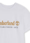Timberland Boy Short Sleeve Tee, White
