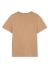Timberland Boys Logo Short Sleeve Tee, Tan