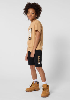 Timberland Boys Elasticated Waist Short, Black