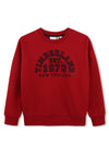 Timberland Boy Long Sleeve Sweater, Red