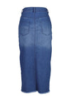 NU Denmark Taia Midi Denim Skirt, Blue
