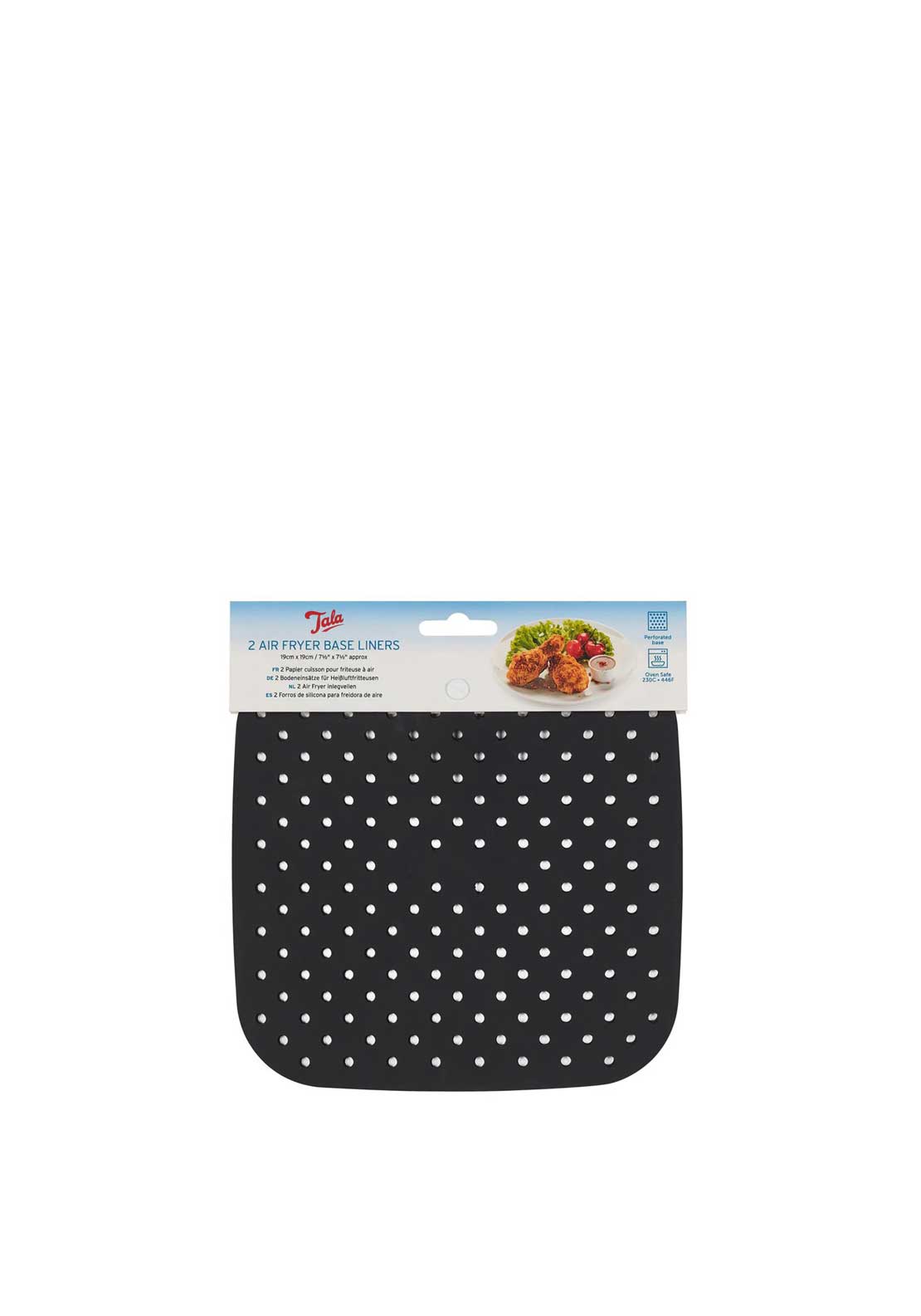 Tala 2 Air Fryer Base Silicone Liners, 19x19cm