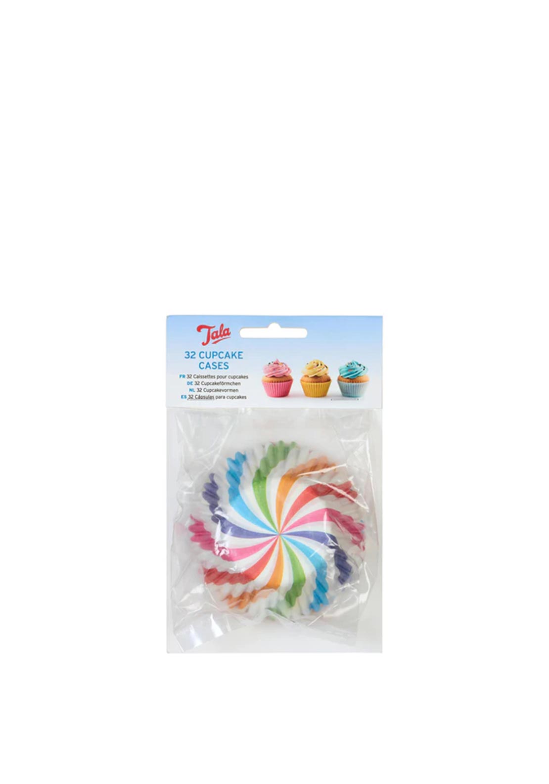 Tala 32PK Rainbow Swirl Cupcake Cases