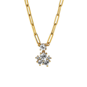 Dyrberg Kern Tanzy Link Necklace, Gold