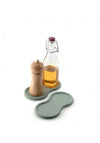 SILICONE MILL BOTTLE SPOON REST SAGE