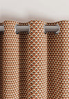 PALM GEO  LINED CURTAINS 90 X 90 TERR