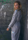 Nu Denmark Terra Dye Look Knee Length Dress, Grey
