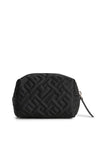 Tommy Hilfiger Quilted Flow Wash Bag, Black