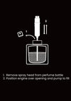 The Beauty Studio Perfume Pod Atom Refillable Perfume Spray