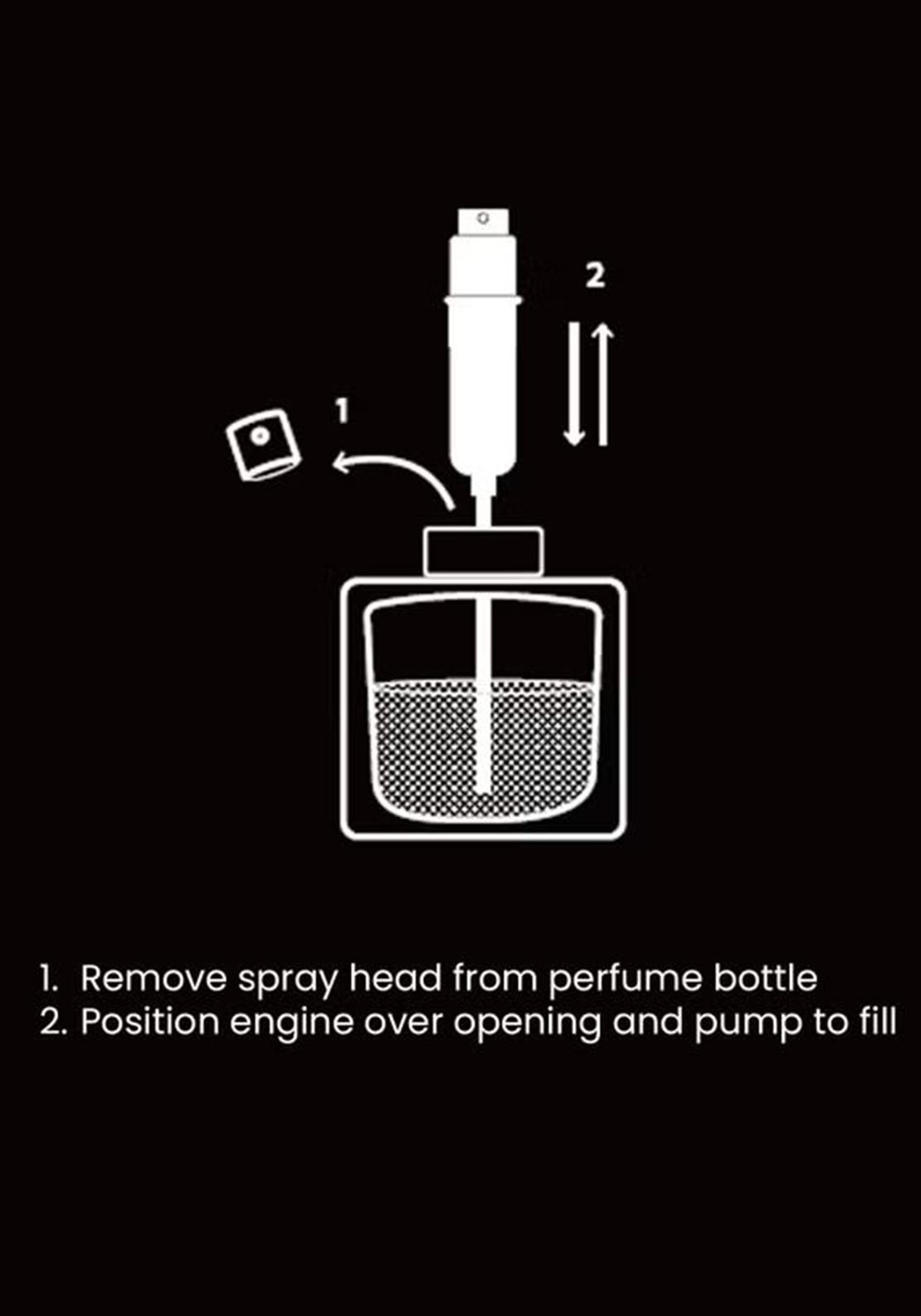 The Beauty Studio Perfume Pod Atom Refillable Perfume Spray
