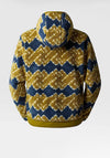 The North Face Men’s Campshire Hooded Fleece, Sulphur Moss Mountain Geo Print