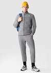 The North Face Men’s 100 Glacier Full Zip Fleece, Grey Heather
