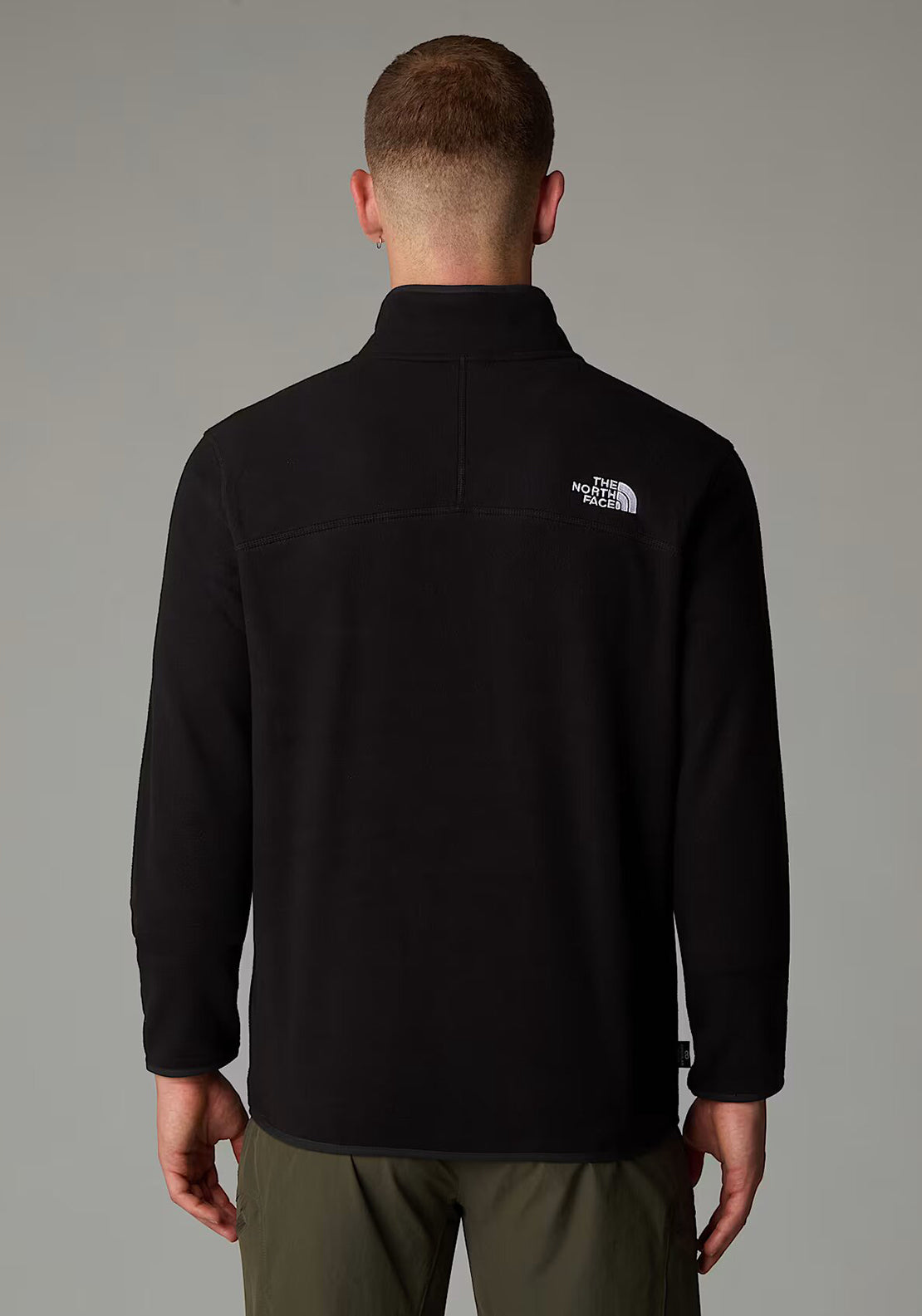 The North Face Men's 100 Glacier Quarter Zip Fleece, Black