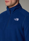 The North Face Men’s 100 Glacier Quarter Zip Fleece, Estate Blue