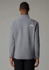 The North Face Men’s 100 Glacier Quarter Zip Fleece, Medium Grey