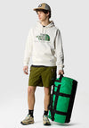 The North Face Base Camp Medium Duffel Bag, Optic Emerald & Black