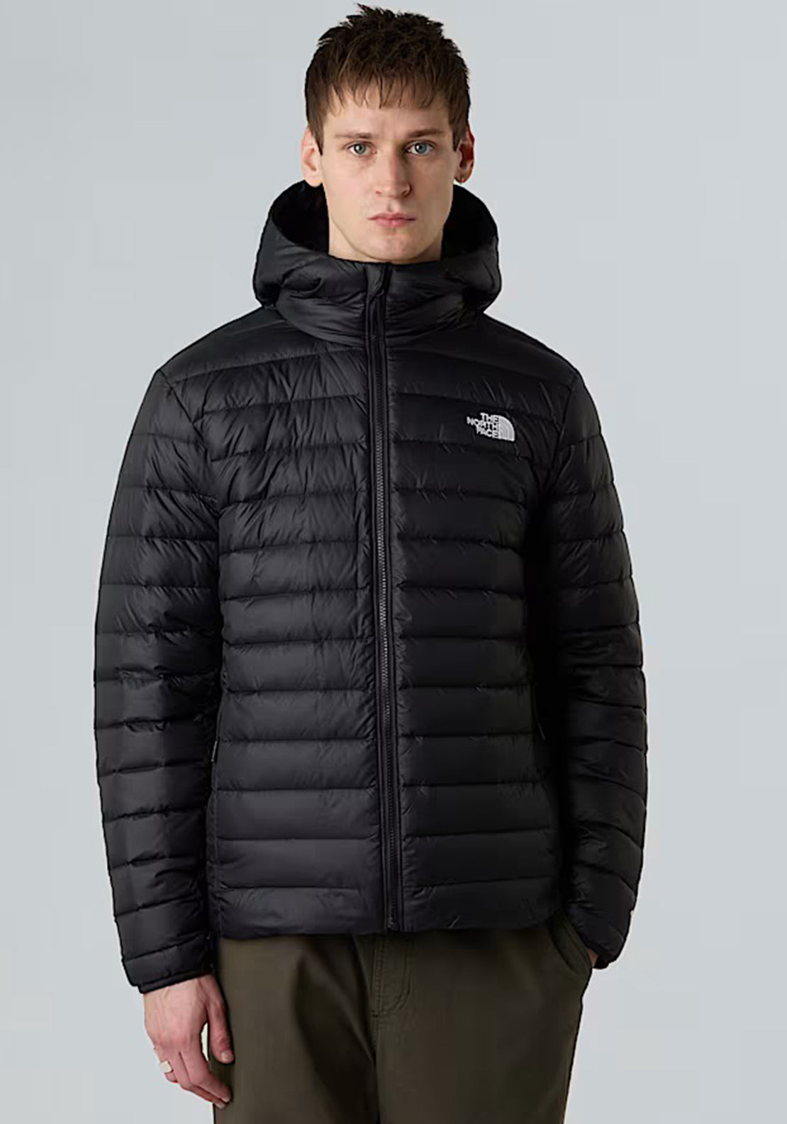 The North Face Men’s Classic Down Hooded Jacket, Black - McElhinneys