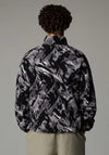 The North Face Fleeski Quarter Zip Pullover Fleece, Black & Grey