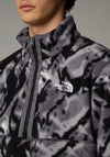 The North Face Fleeski Quarter Zip Pullover Fleece, Black & Grey