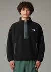 The North Face Men's Fleeski Quarter Zip Pullover Fleece, Black