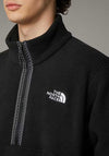 The North Face Men's Fleeski Quarter Zip Pullover Fleece, Black