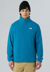 The North Face Men’s Glacier Quarter Zip Fleece, Dusk Blue