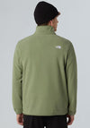 The North Face Men’s Glacier Quarter Zip Fleece, Light Green