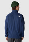 The North Face Men’s 100 Glacier Full Zip Fleece, Summit Navy
