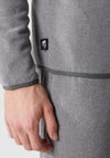 The North Face Men’s 100 Glacier Quarter Zip Fleece, Medium Grey Heather