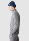 The North Face Men’s 100 Glacier Quarter Zip Fleece, Medium Grey Heather