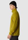 The North Face Men’s 100 Glacier Quarter Zip Fleece, Sulphur Moss