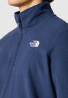 The North Face Men’s 100 Glacier Quarter Zip Fleece, Summit Navy