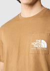 The North Face Men’s Berkeley California Pocket T-Shirt, Utility Brown