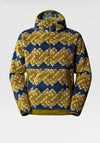 The North Face Men’s Campshire Hooded Fleece, Sulphur Moss Mountain Geo Print