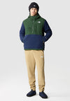 The North Face Men’s Denali Anorak Jacket, Summit Navy & Pine Needle