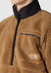 The North Face Men’s Extreme Pile Pullover Fleece, Utility Brown