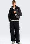The North Face Men’s Yumiori Quarter Zip Fleece, Black & Grey