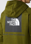 The North Face Men’s Raglan Redbox Hoodie, Forest Olive
