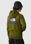 The North Face Men’s Raglan Redbox Hoodie, Forest Olive
