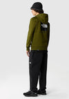 The North Face Men’s Raglan Redbox Hoodie, Forest Olive