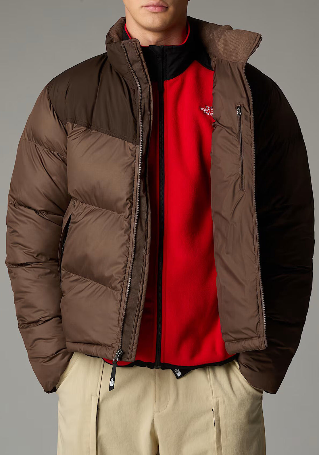 The North Face Men’s Saikru Puffer Jacket, Smokey Brown