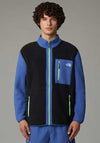 The North Face Men’s Yumiori Full Zip Fleece, Black & Indigo Multi