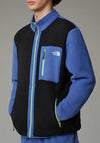 The North Face Men’s Yumiori Full Zip Fleece, Black & Indigo Multi