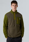 The North Face Men’s Yumiori Quarter Zip Fleece, Woodland Green