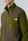 The North Face Men’s Yumiori Quarter Zip Fleece, Woodland Green