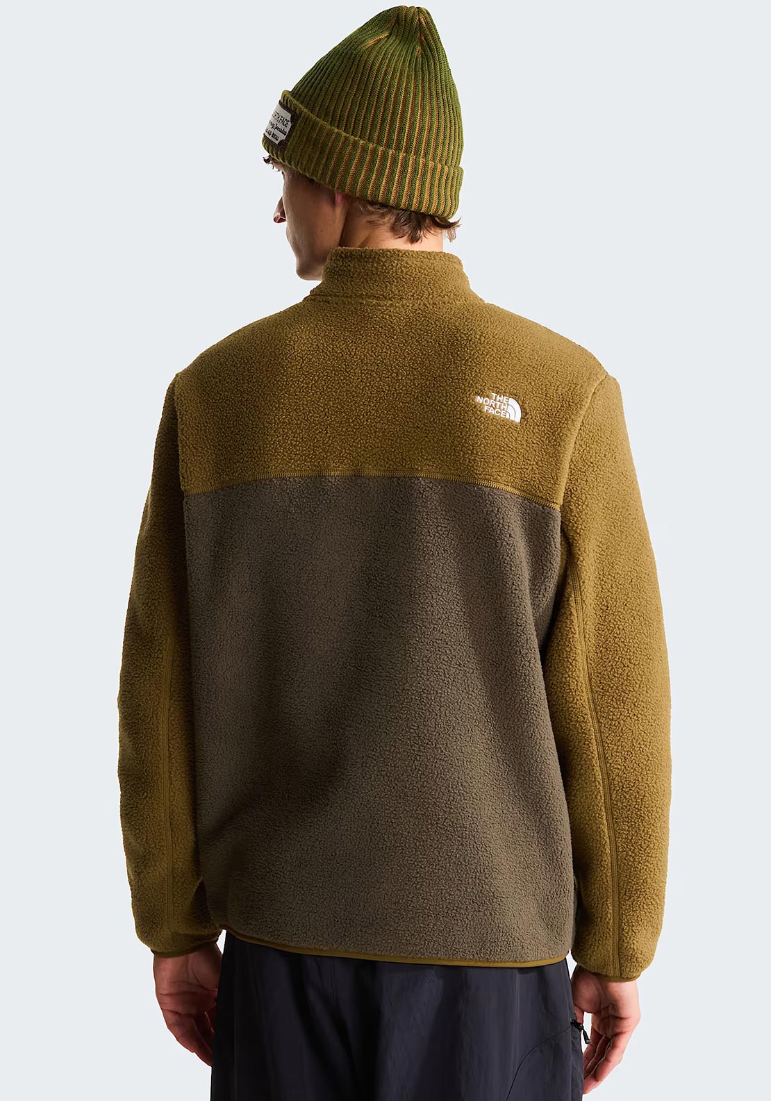 The North Face Men’s Yumiori Quarter Zip Fleece, New Taupe Green