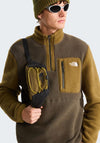 The North Face Men’s Yumiori Quarter Zip Fleece, New Taupe Green