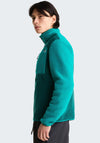 The North Face Men’s Yumiori Quarter Zip Fleece, Pacific Teal