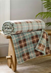 The Lyndon Company Highland Fell Check Throw, Green